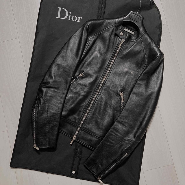 DIOR HOMME - 【定価60万】Dior Homme Bee ライダース ジャケットの
