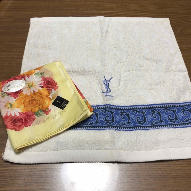 Yves Saint Laurent - イヴ・サンローラン ハンカチ 2枚セットの通販