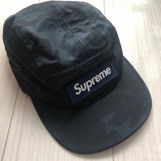 Supreme - 16SS Supreme Nylon Camo Camp Cap NAVYの通販 by sakusaku