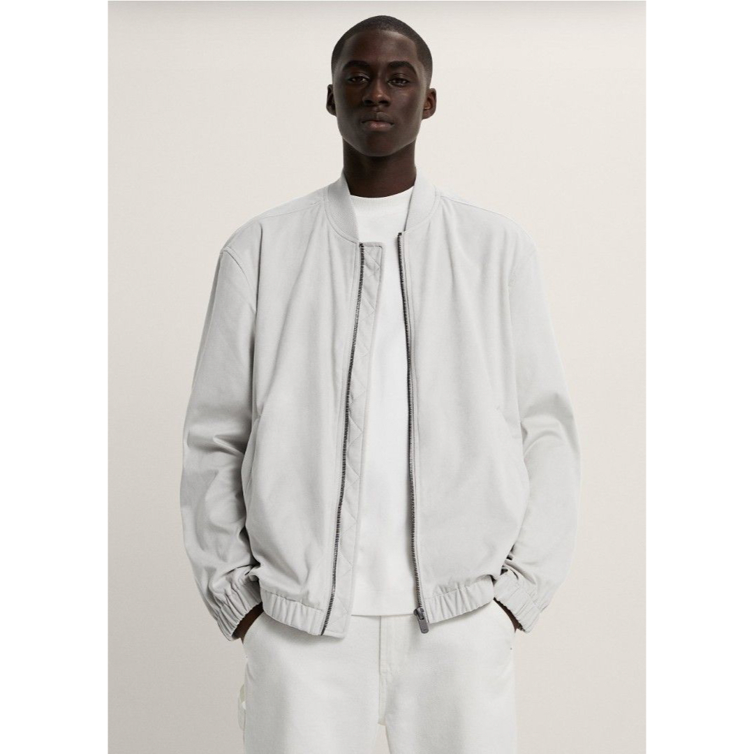 ZARA - zara スエード調ボンバージャケットブルゾンジャケットの通販