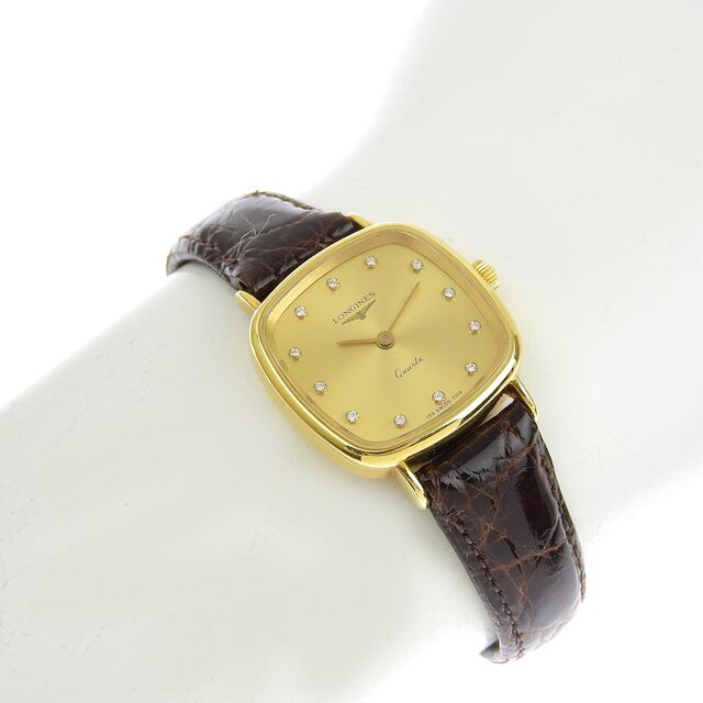 LONGINES - 【本物保証】 美品 ロンジン LONGINES 12Pダイヤ