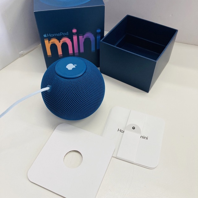 Apple - Apple Home Pod mini ブルーの通販 by らくぞう's shop