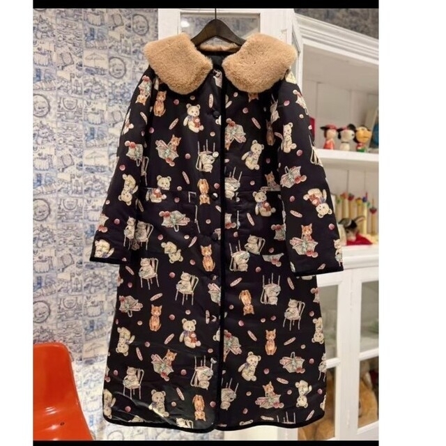 franche lippee - 585【M】yukiemon テキスタイルキルティングコート