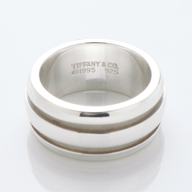 ティファニーリング グループライン ティファニー グルーブド ダブル