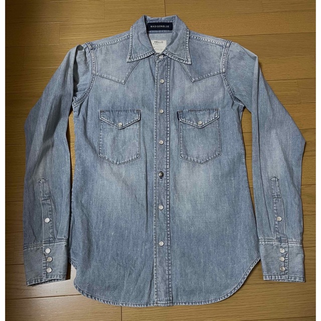 MADISONBLUE デニムブルー 長袖シャツ MADISONBLUE マディソンブルー