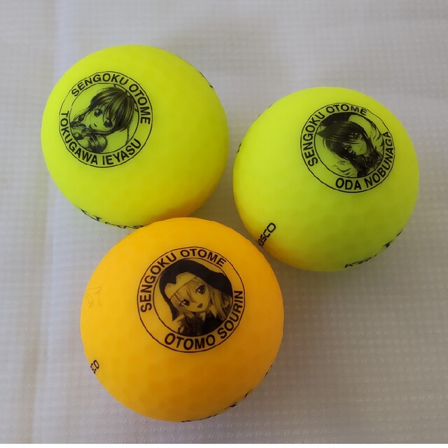 戦国乙女 ゴルフボール3個セットの通販 by レトロ好きのお店 ｜ラクマ