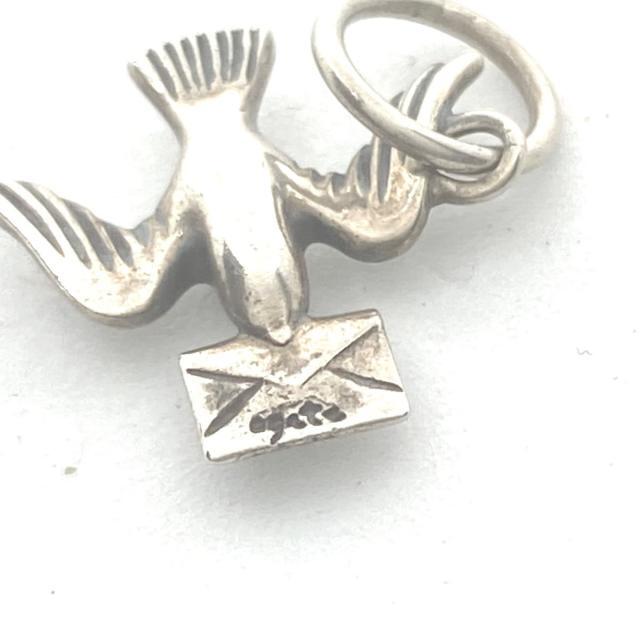 agete - アガット ペンダントトップ - シルバー 鳥の通販 by ブラン