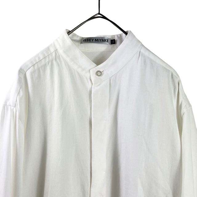 ISSEY MIYAKE - 90s ISSEY MIYAKE イッセイミヤケ ノーカラーシャツ