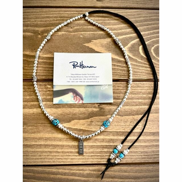 Ron Herman - ロンハーマン トップ付き ターコイズ ネックレス 1連の