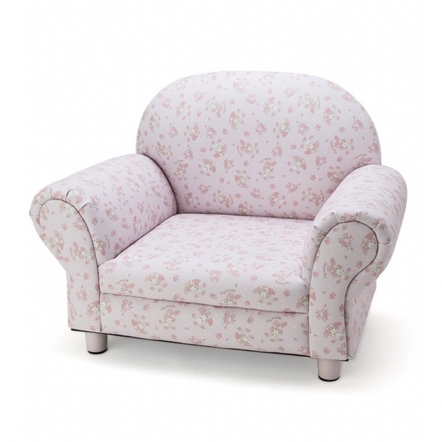 み*ゅ様 マイメロディ フワフワボアソファ 一人用 中古 マイメロディ