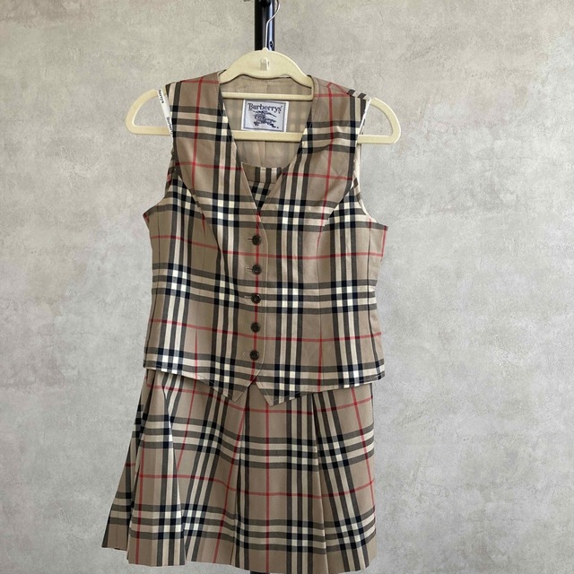BURBERRY - Burberry セットアップ ベスト スカート セット バーバリー