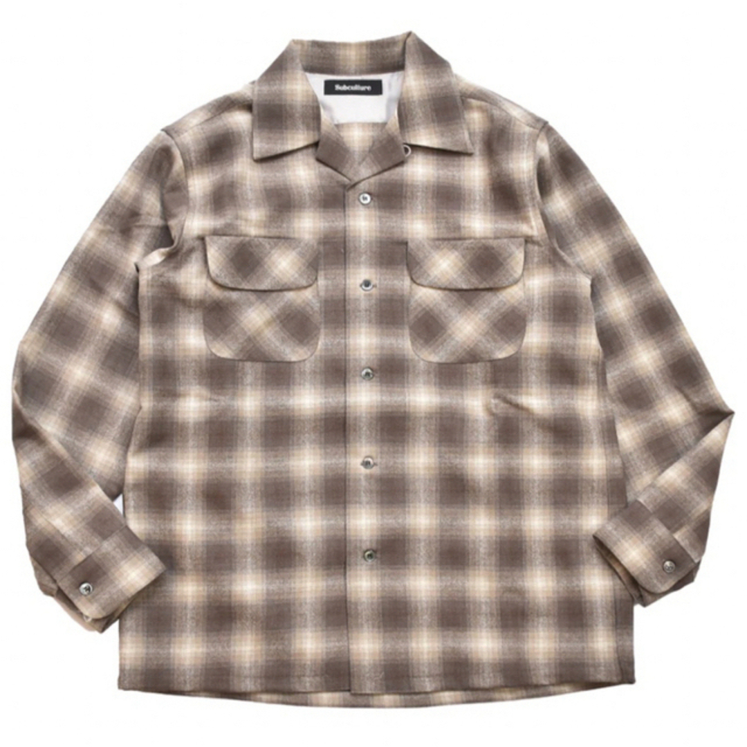 キムタク着 subculture サブカルチャー ウールチェックシャツの通販 by
