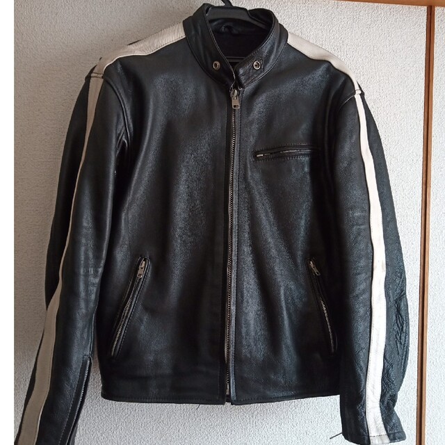 メンズ】ROOKIE LEATHERS ルーキーレザーズ カウレザーシングルの通販