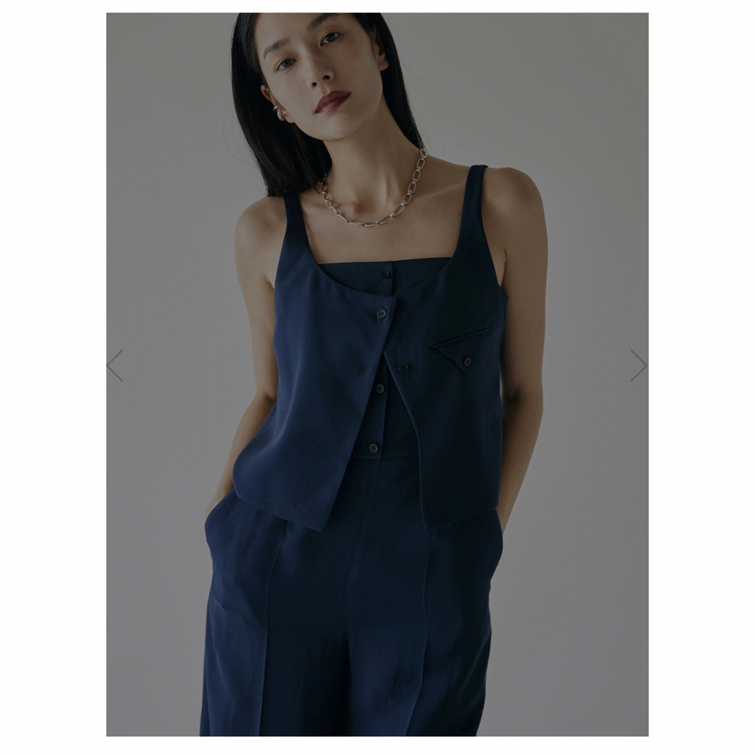 AMERI】完売商品 VEST SET BARE TOP ROMPERS 【公式通販】