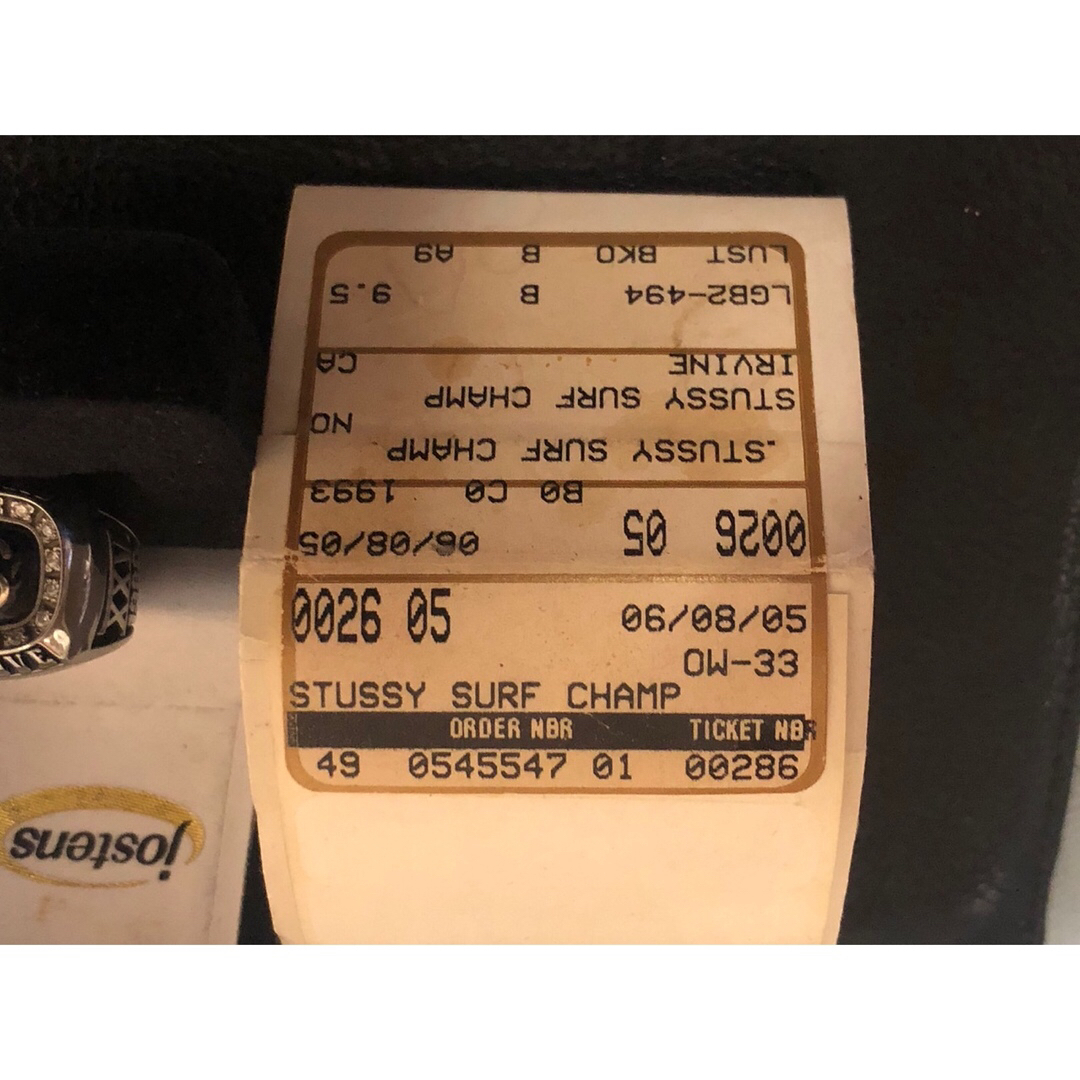 STUSSY - 新品！STUSSY 25周年記念 JOSTENS ジャスティンズ リング