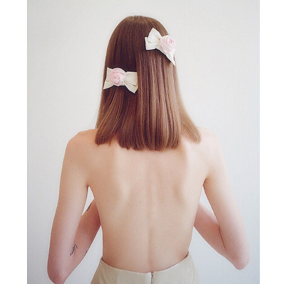 the Virgins - 新品未使用品♡the virgins♡ローズリボンヘアバレッタ