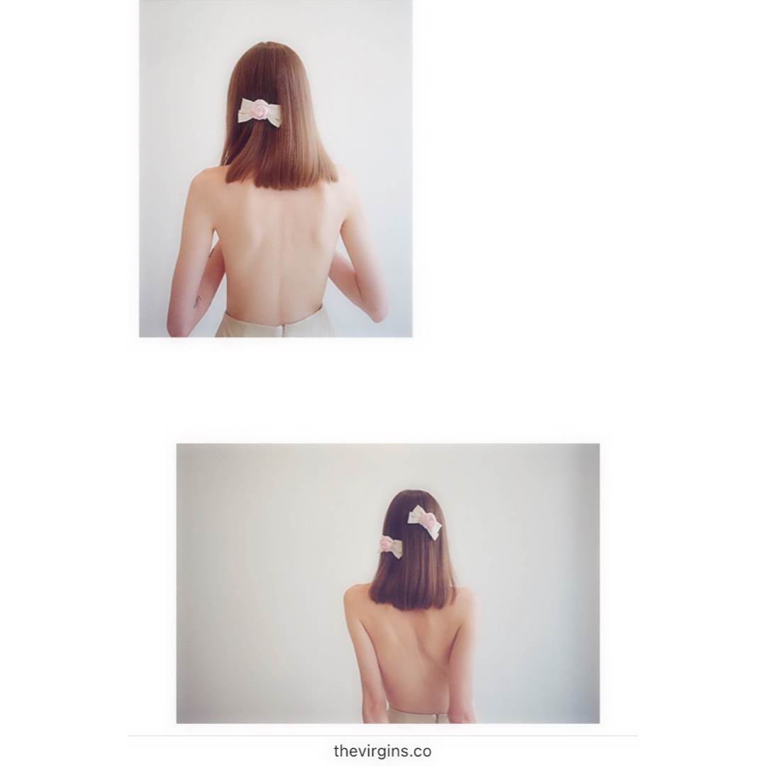 the Virgins - 新品未使用品♡the virgins♡ローズリボンヘアバレッタ