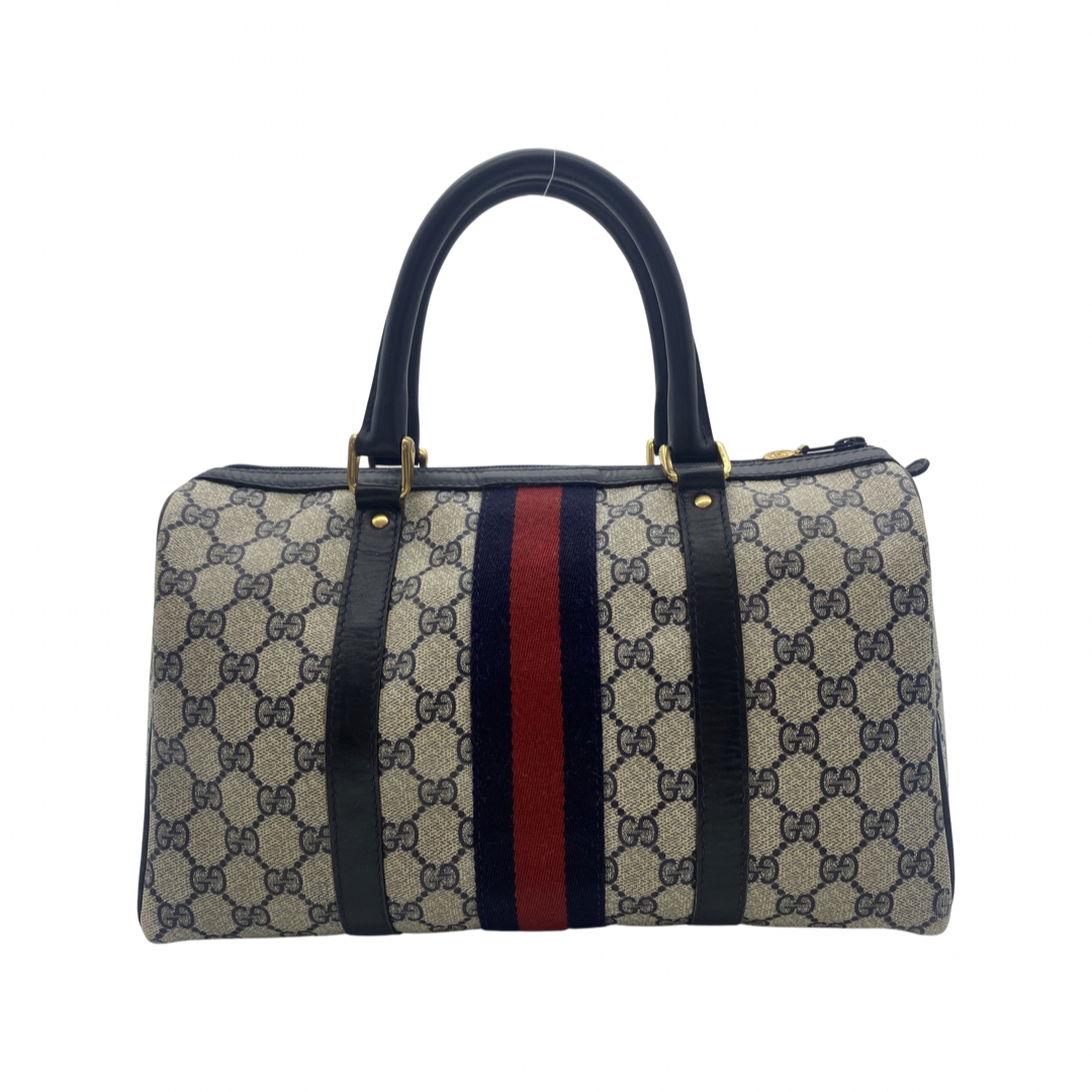 GUCCI - GUCCI グッチ シェリーライン GG柄 ボストンバッグ PVC