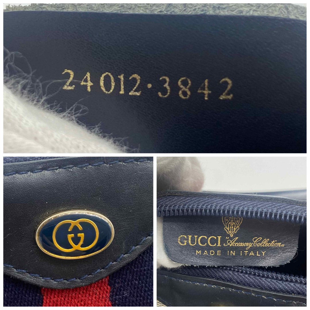 GUCCI - GUCCI グッチ シェリーライン GG柄 ボストンバッグ PVC