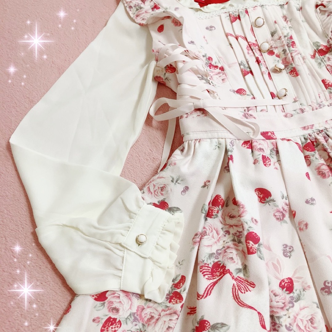 LIZ LISA - ☆リズリサLIZLISA☆ベリーブーケ柄☆ブラウス＆ジャンスカ