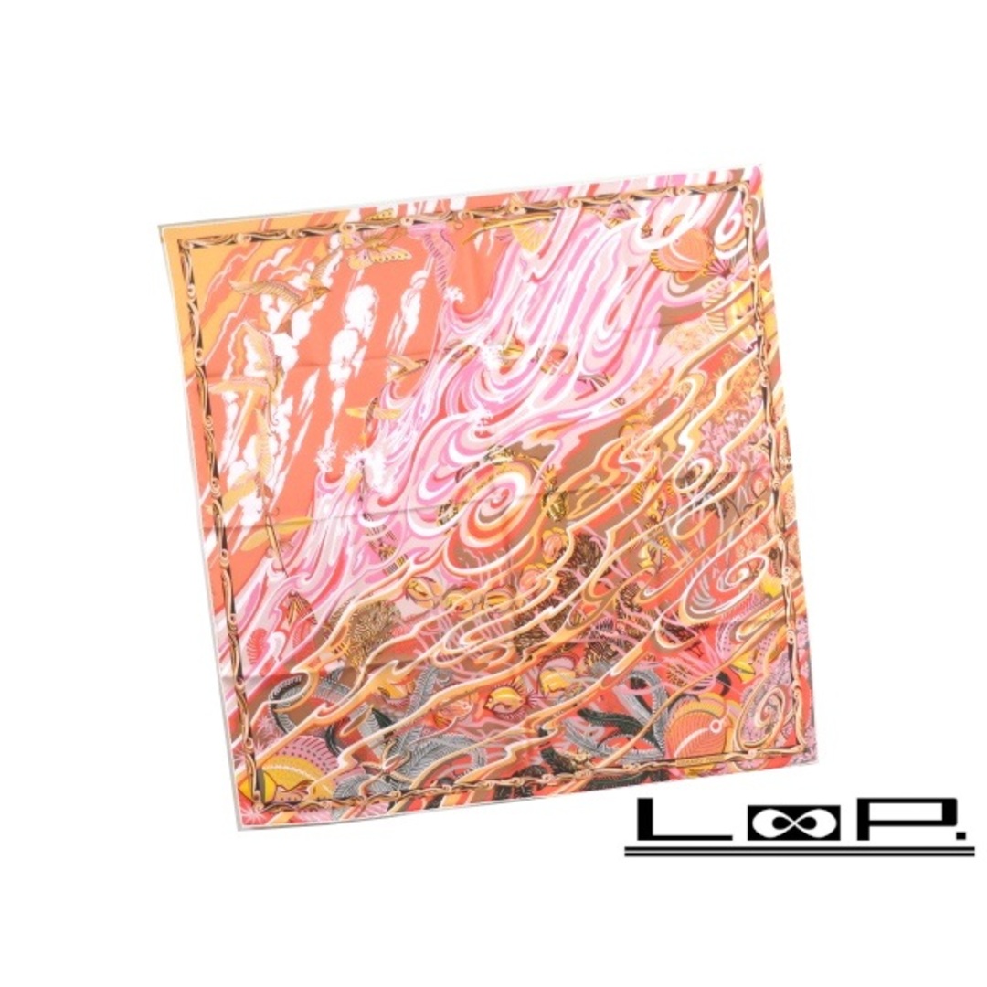 HERMES - □新同□ エルメス カレ 90 DELA MER AU CIEL 海と空の狭間