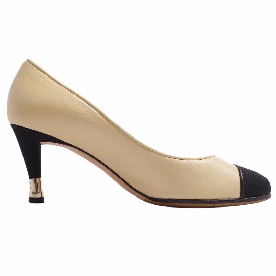 CHANEL - シャネル CHANEL パンプス ヒール キャップトゥ ココマーク