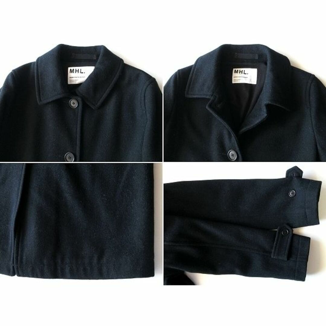 MHL. - MHL. マーガレットハウエル BASIC MELTON ステンカラーコートの
