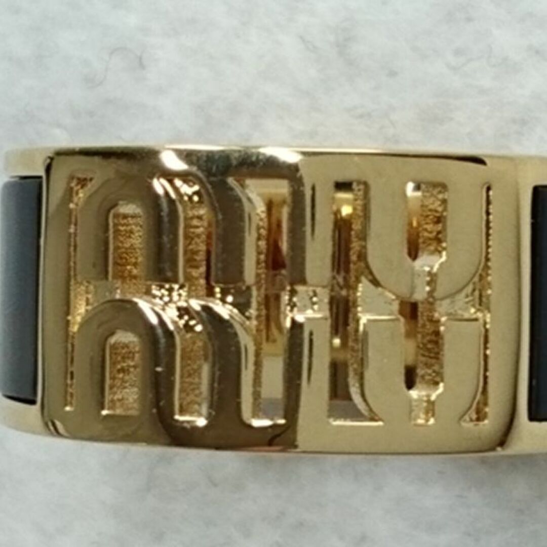 MIU MIU - ○新品/正規品○ MiuMiu ロゴ エナメル メタル リングの通販