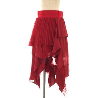 sacai（スカート ・ レッド/赤色系）のフリマアイテム一覧