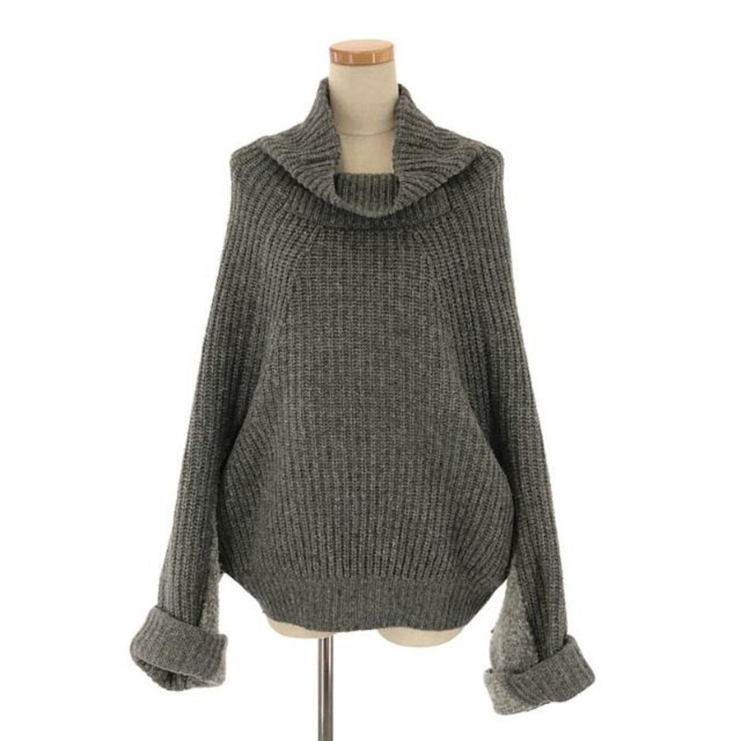 TOGA PULLA / トーガプルラ | アルパカ混 変形 タートルネック ニット