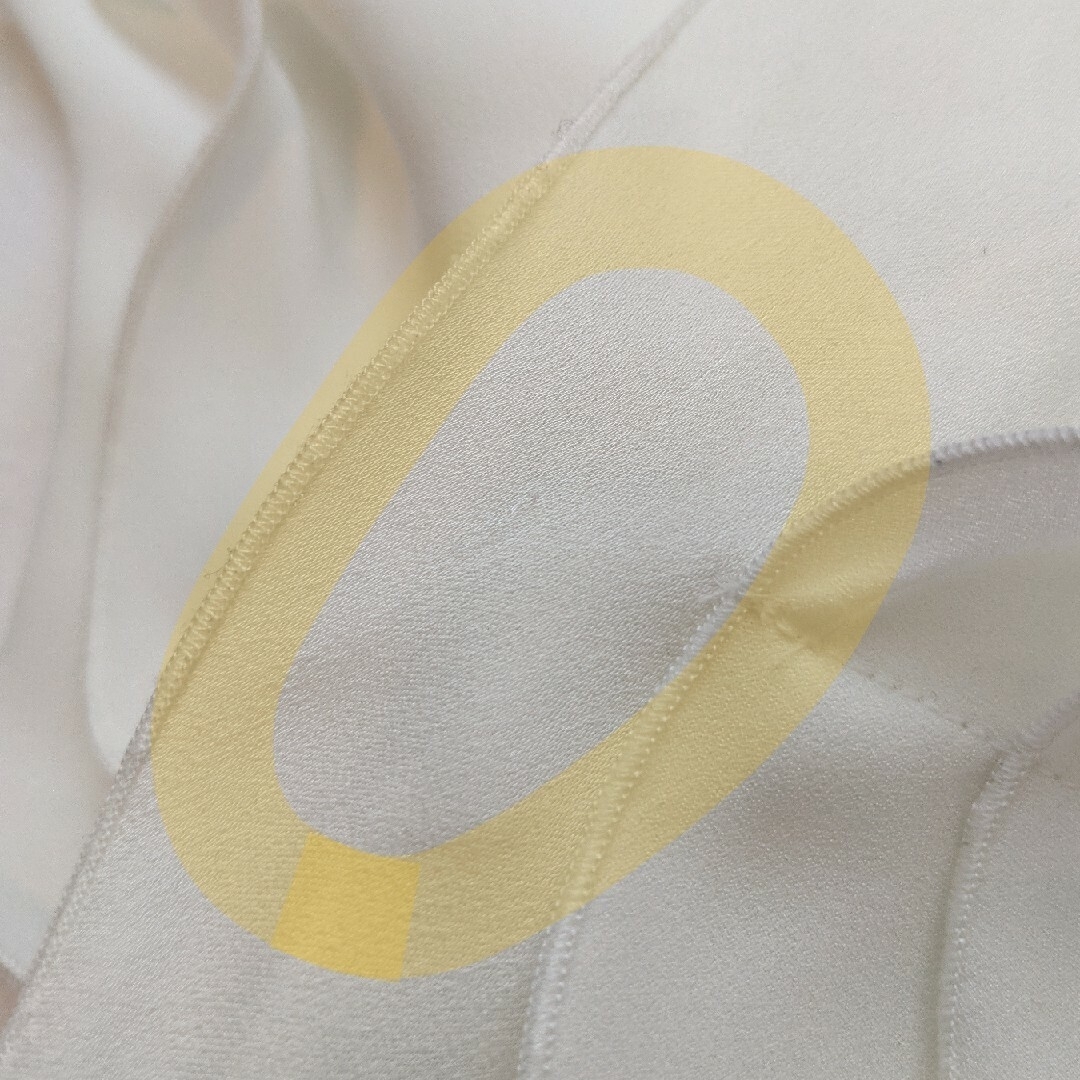 JENNE Vネックフラワーメローケープ ホワイト サイズSの通販 by IS's