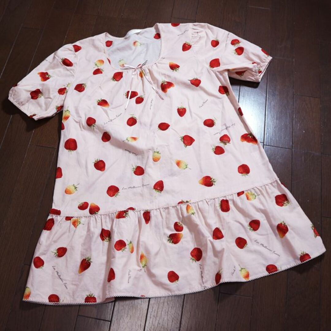 ピンクハウス 苺柄チュニック 日本製 あじさいプリントチュニック