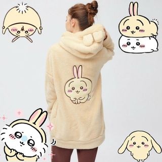GU - ちいかわ うさぎ マシュマロフィールラウンジパーカの通販 by