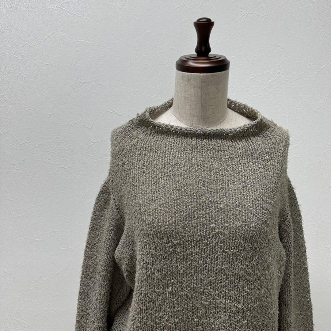 Jurgen Lehl - 23ss 2023 ヨーガンレール ひげ ローゲージ ニット プル