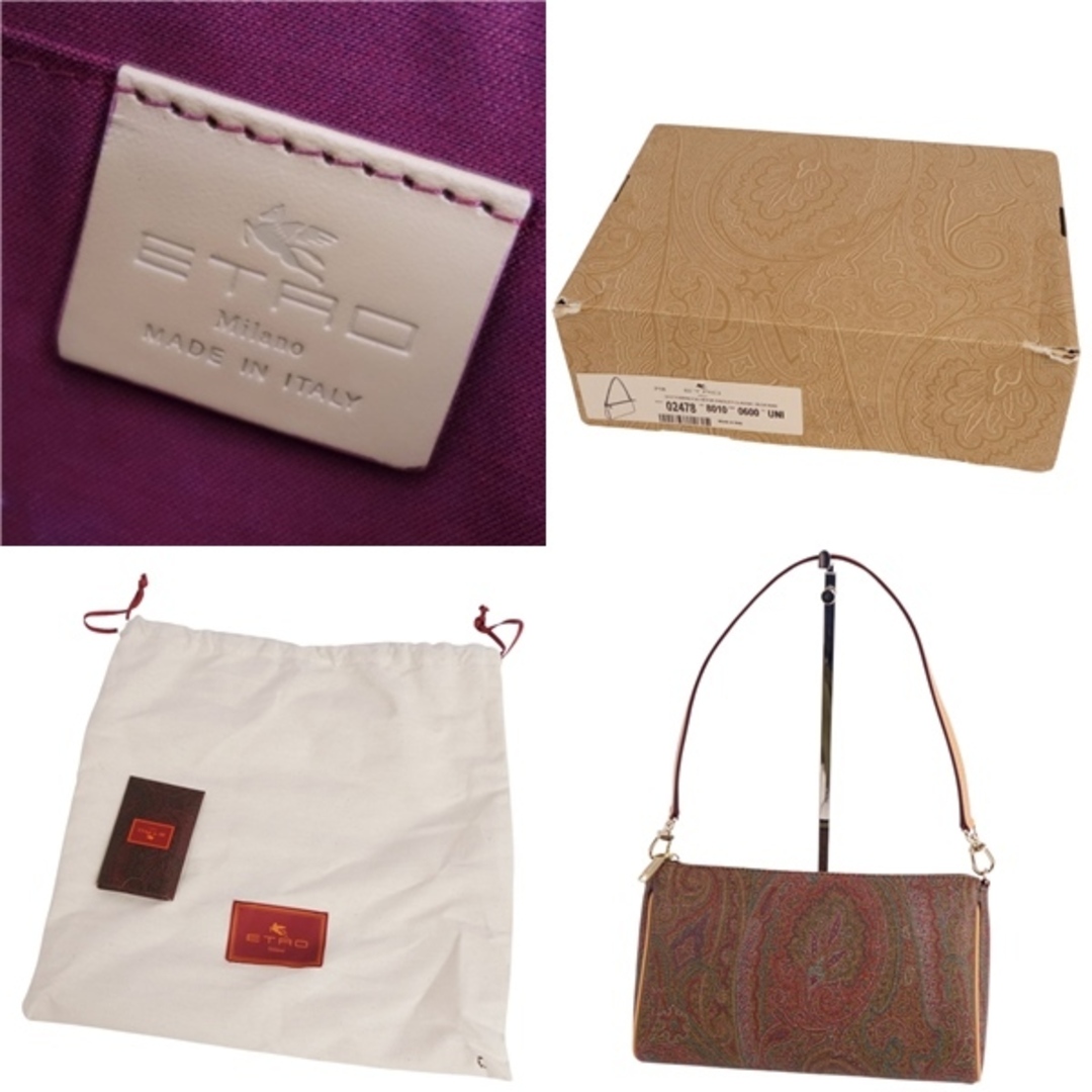 ETRO - 極美品 エトロ ETRO バッグ ショルダーバッグ ペイズリー柄 PVC