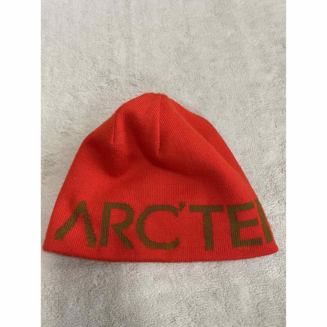 ARC'TERYX - ARC'TERYX ビーニー ニット帽 オレンジ レッドの通販 by