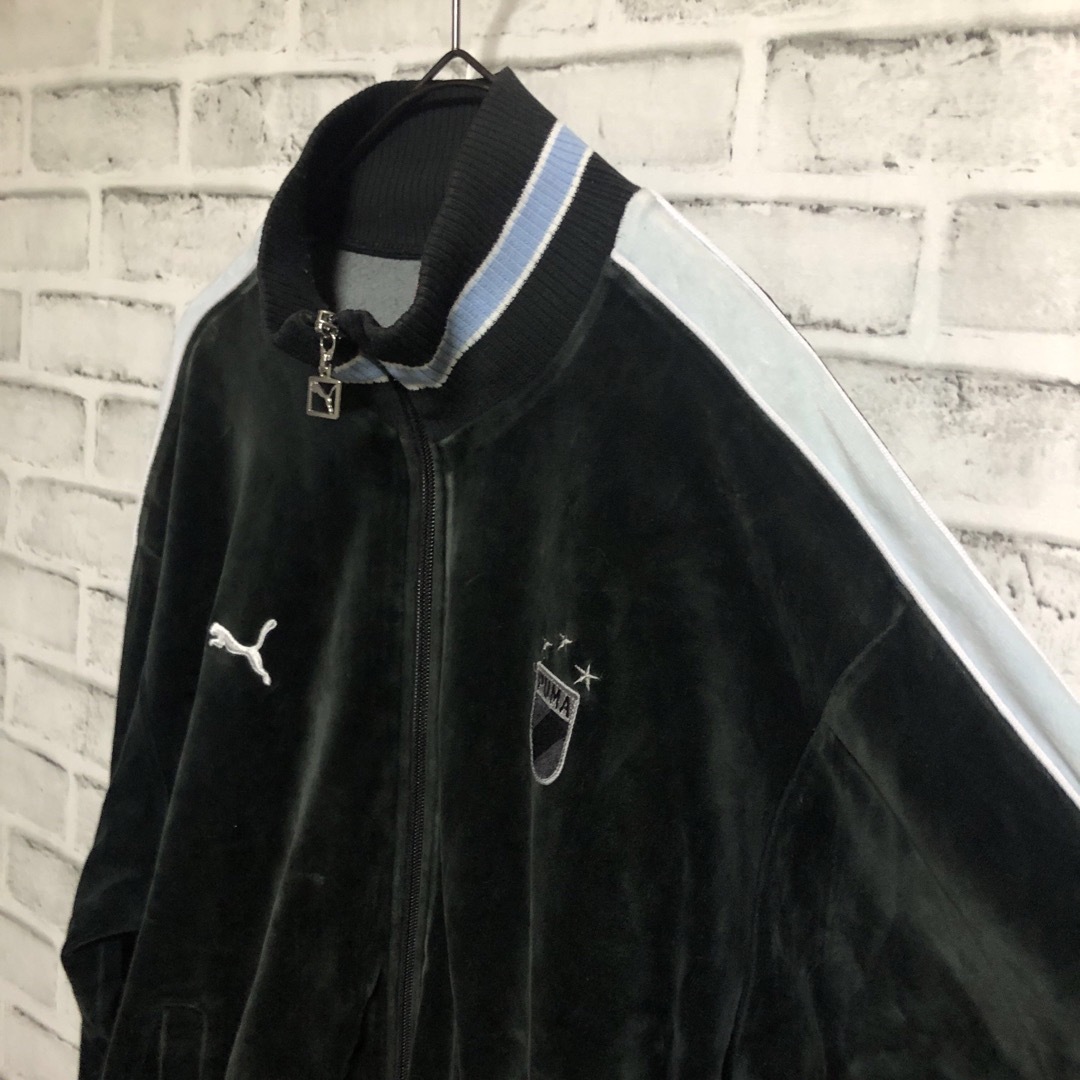 PUMA - PUMA⭐️トラックジャケット L ベロア プーマ／ワッペン刺繍