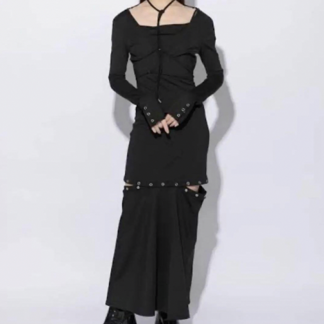 メルトザレディ meltthelady ネックラップストラップワンピースの通販