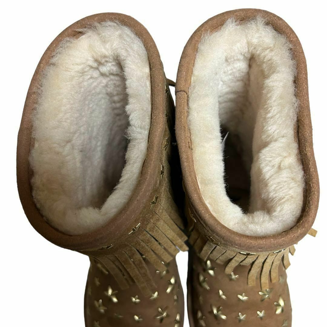 JIMMY CHOO - 【超美品】✨ UGG & JIMMY CHOO ムートンブーツ23.0cm