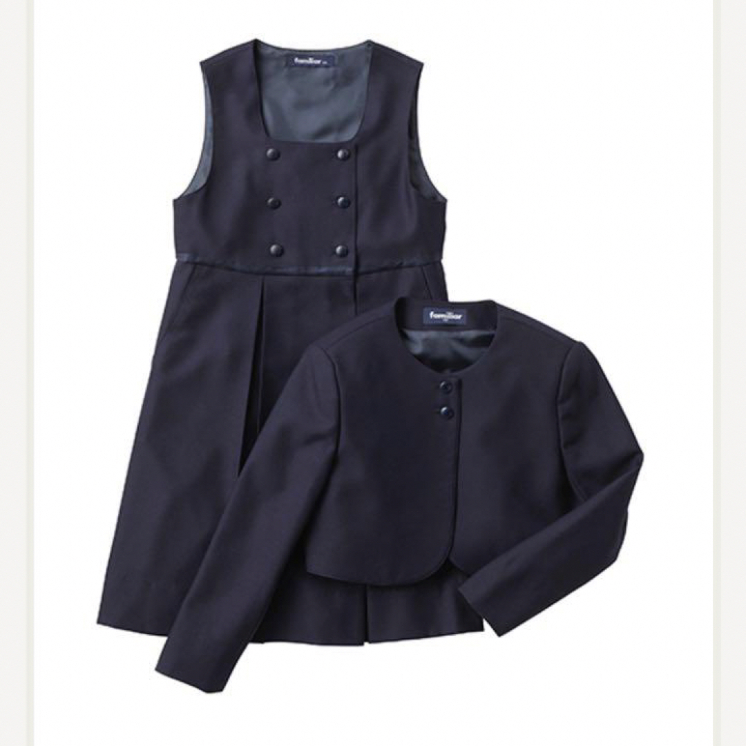 familiar - ファミリア アンサンブル 100 ワンピース ボレロ セット お