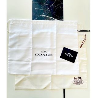 COACH ショップ袋 ホワイト 約30cm x 40cm COACH（ショップ袋