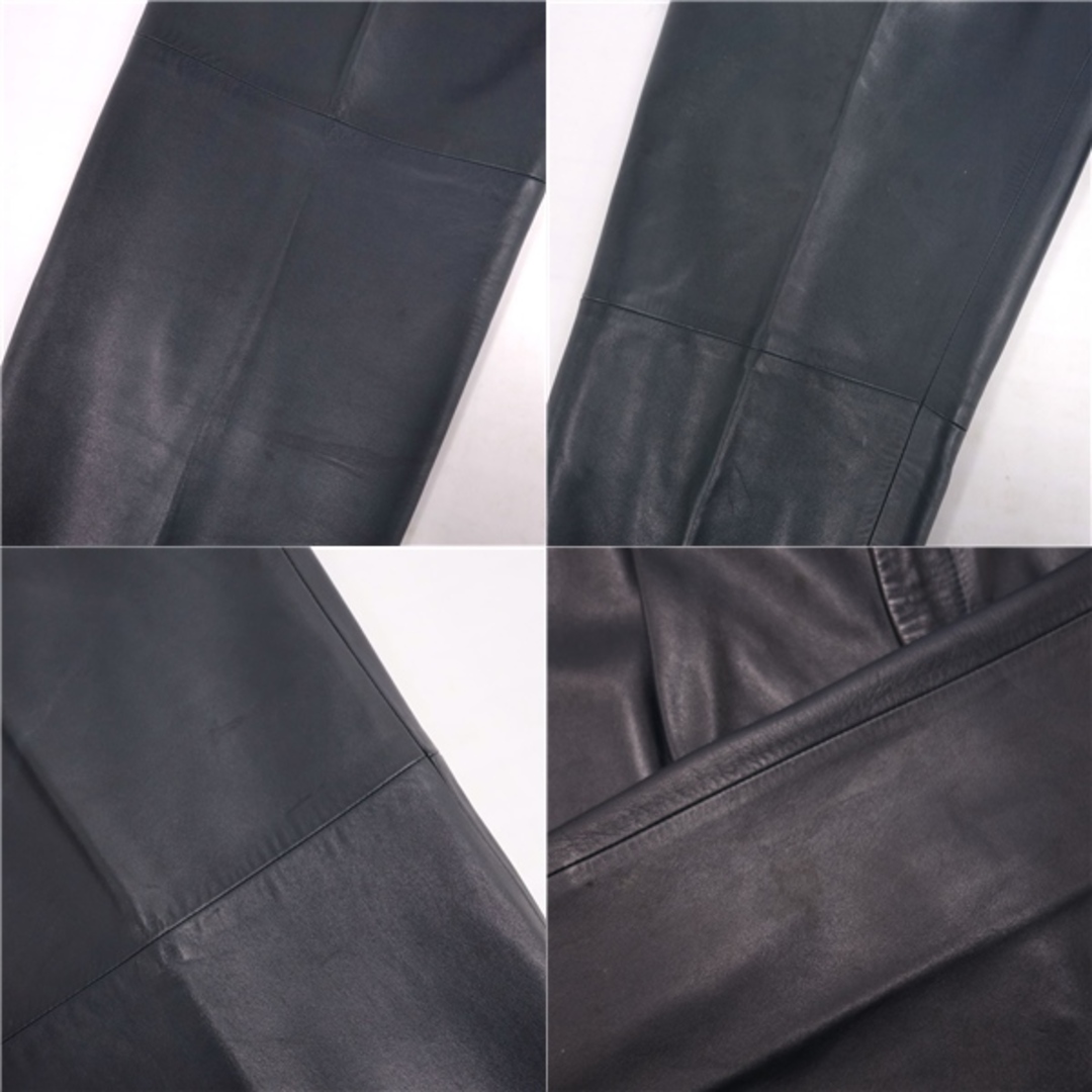 LOEWE - ロエベ LOEWE パンツ レザーパンツ ロングパンツ 無地