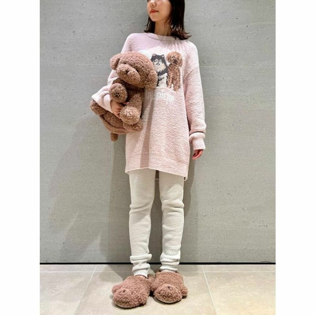 gelato pique - gelato pique パウダーDOG3柄ジャガードミニワンピース