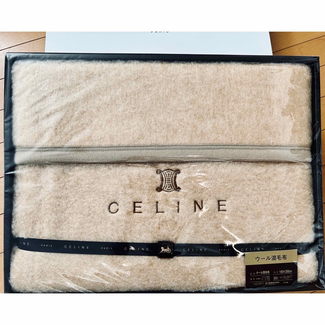 CELINE - ⭐️CELINE セリーヌ⭐️ウール混⭐️毛布⭐️西川製の通販