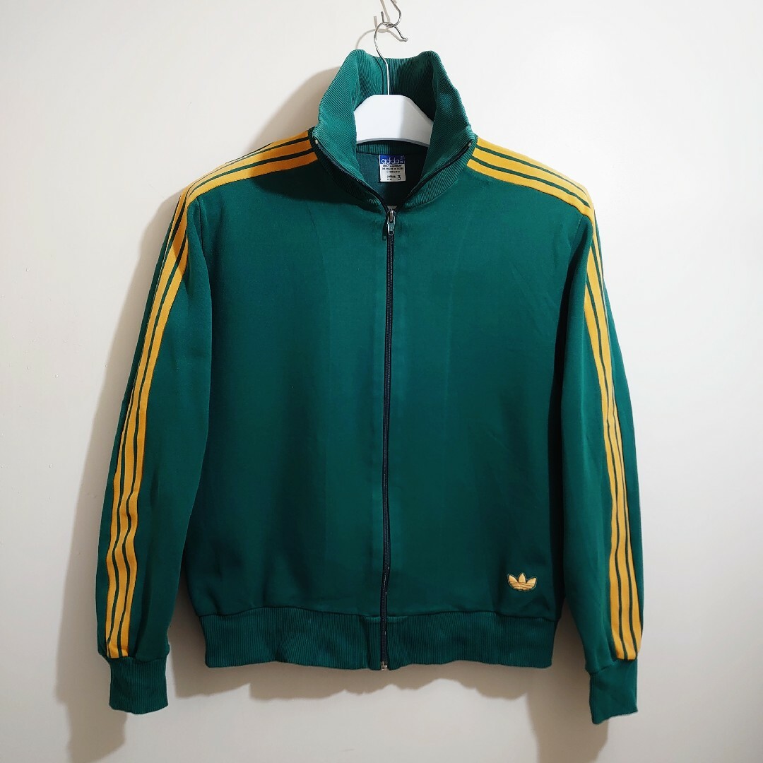 adidas - ☆希少☆美品☆70〜80年代 アディダス ジャージ 緑×黄 size3