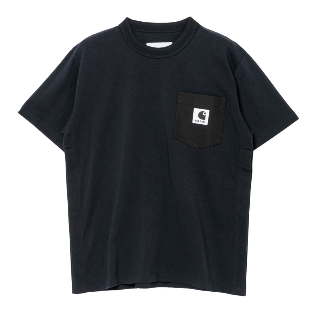 sacai - sacai × Carhartt Tシャツ サカイ カーハート ネイビー 紺の