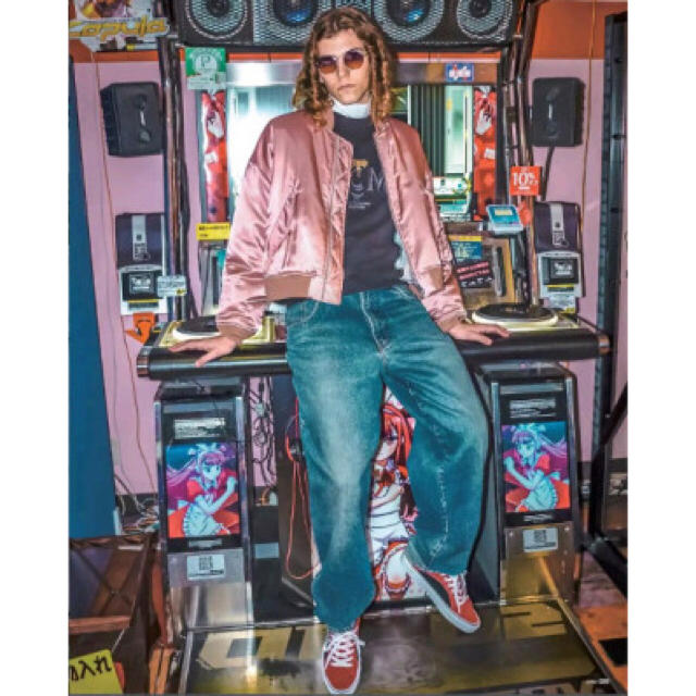 NEON SIGN(ネオンサイン) 新作ピンク MA-1 菅田将暉着用の通販 by