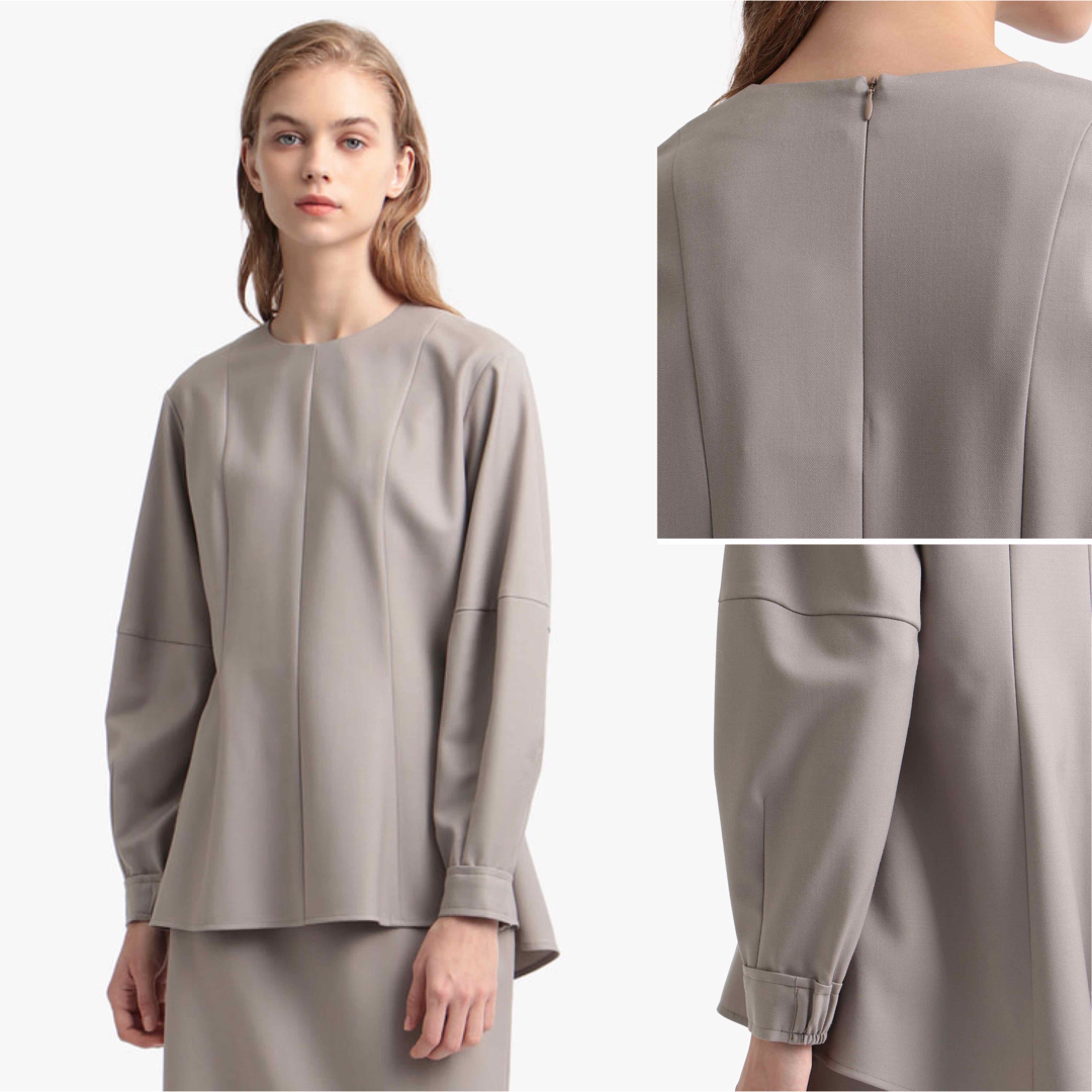 2025FW【セオリーリュクス】完売 SAXONYブラウス38 Mサイズ theory