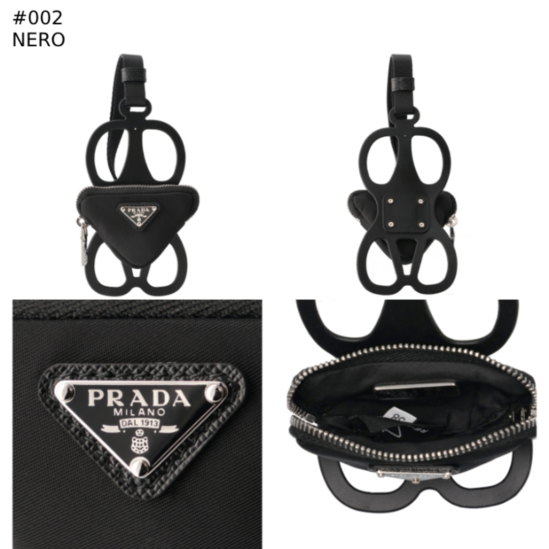PRADA - プラダ PRADA スマホホルダー トライアングルロゴ ネック