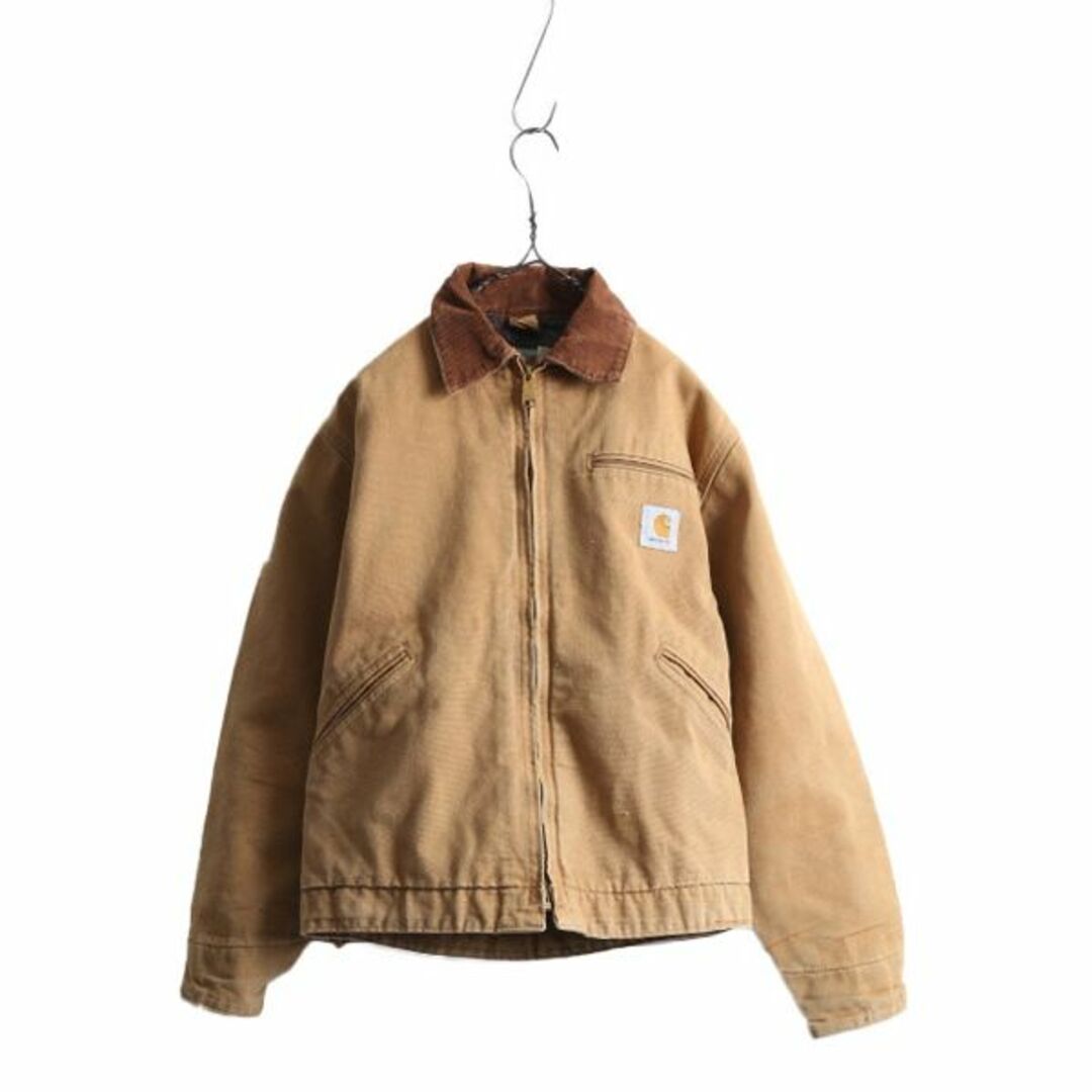 80s 90s USA製 カーハート デトロイトジャケット 36 S ダック 茶の通販